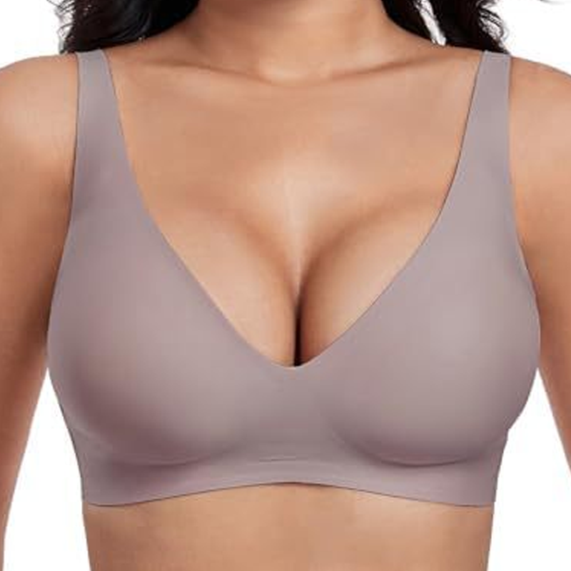 🎀Limited-time offer: 50% discount 💕  – the ultra-comfortable, wireless women's bra: seamless, low-V & push-up (free shipping on two items)