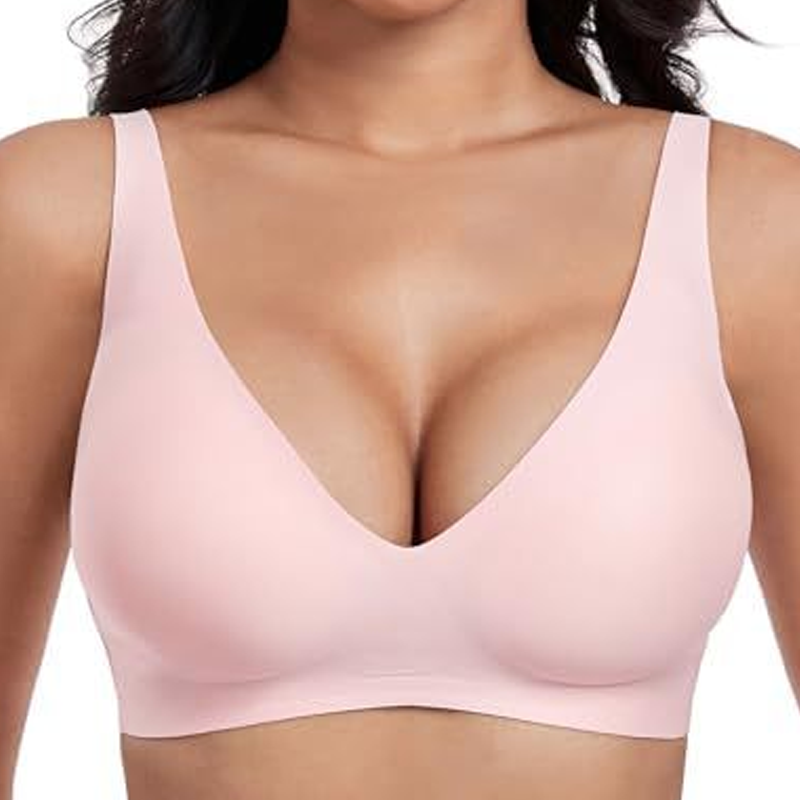 🎀Limited-time offer: 50% discount 💕  – the ultra-comfortable, wireless women's bra: seamless, low-V & push-up (free shipping on two items)