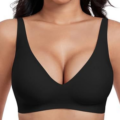 🎀Limited-time offer: 50% discount 💕  – the ultra-comfortable, wireless women's bra: seamless, low-V & push-up (free shipping on two items)