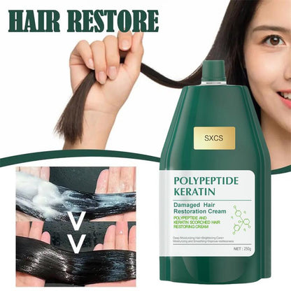 ⏳Limited-time 50% off⏰Polypeptide Keratin Hydrating Smoothing Hair Damage Repair Cream🥇