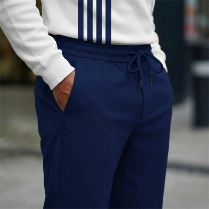 👕50% OFF NOW! 🔥 Men's Graphic Print Pullover & Pants Set 👖