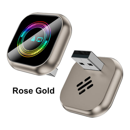 Wireless Car Adapter with RGB Light