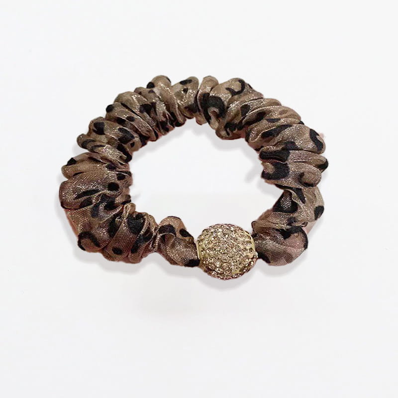 Elegant Rhinestone Mesh Hair Ties