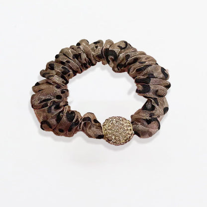 Elegant Rhinestone Mesh Hair Ties