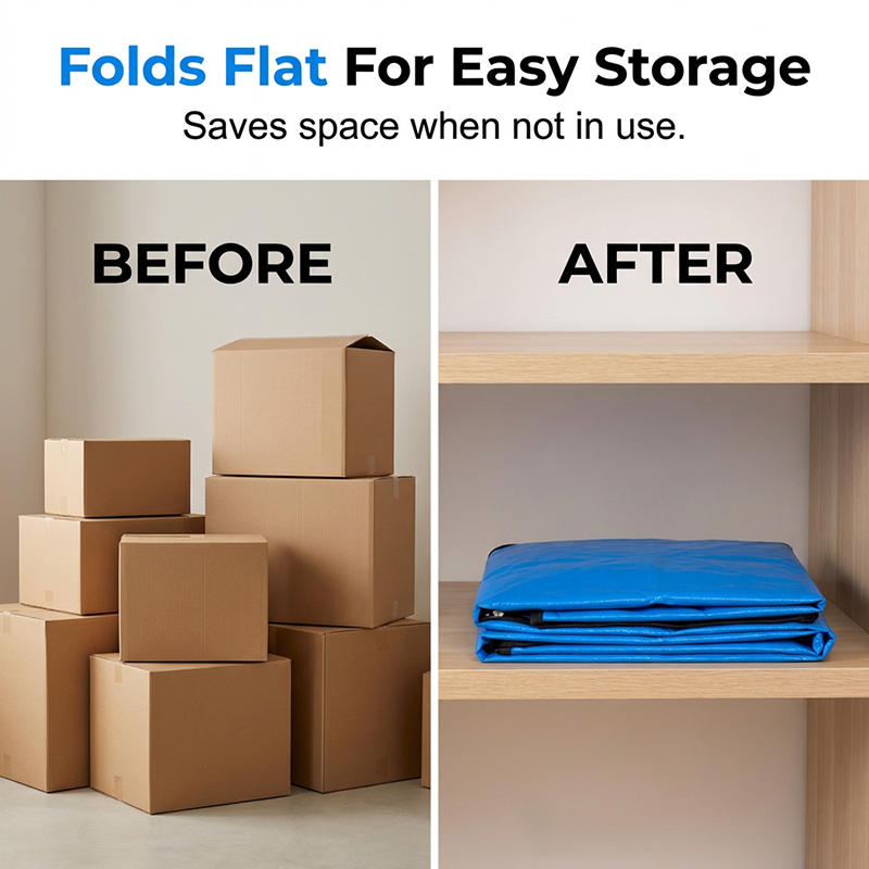 📦 50% OFF NOW! 🧳 Collapsible Storage and Moving Bag – Heavy-Duty, Large Capacity & Perfect for Organizing and Travel ✈️