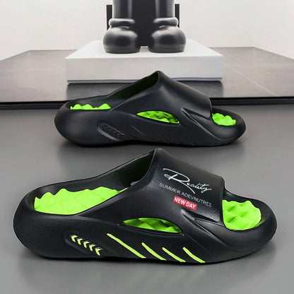 Non-Slip Thick Sole Cloud Slides for Men