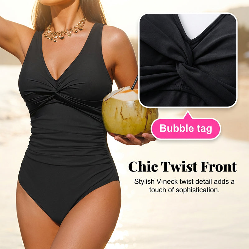 Limited-time offer: £19.99-Women's Tummy Control One-Piece Swimsuit