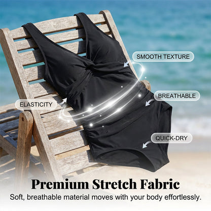 Limited-time offer: £19.99-Women's Tummy Control One-Piece Swimsuit
