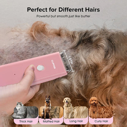 📢📢50% OFF !! ⏰ Quiet Cordless Pet Hair Clipper