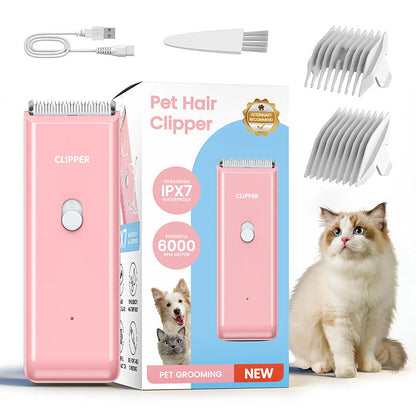 📢📢50% OFF !! ⏰ Quiet Cordless Pet Hair Clipper