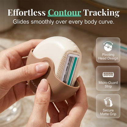✈️🧳 3-blade travel shaver – nick-free, smooth, compact, and ready anywhere!