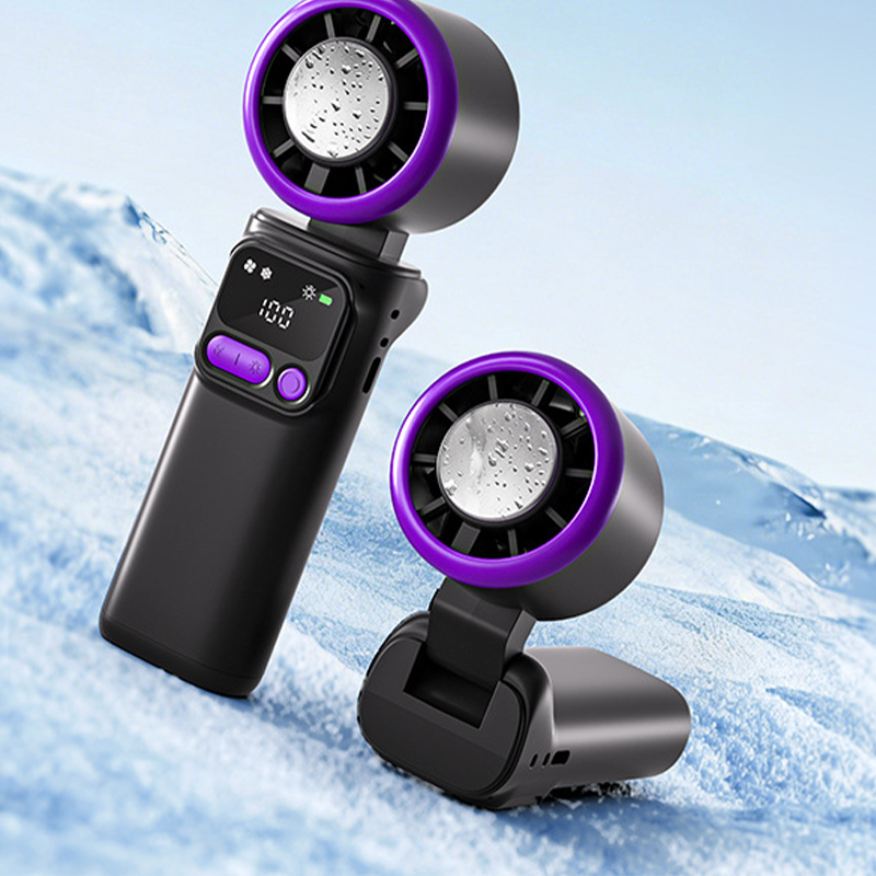 ❄️🌬️ 50% RABATT! Tragbarer Kühlventilator mit Eiskompressionsplatte – Verdunstungskühlung, 3 Stufen & Akku – Perfekt für heiße Tage, Büro & Outdoor ✨