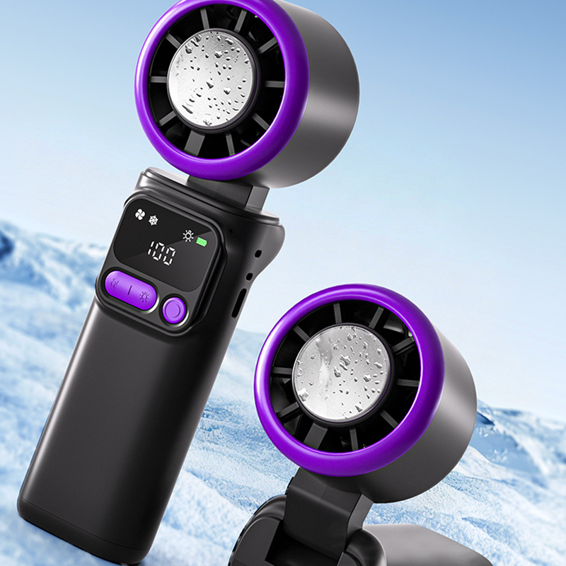 ❄️🌬️ 50% RABATT! Tragbarer Kühlventilator mit Eiskompressionsplatte – Verdunstungskühlung, 3 Stufen & Akku – Perfekt für heiße Tage, Büro & Outdoor ✨