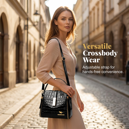 ⏰ 50% RABATT: Glossy Krokodil-Handtasche! Eleganter Look, perfekt für jeden Anlass. Jetzt zuschlagen!