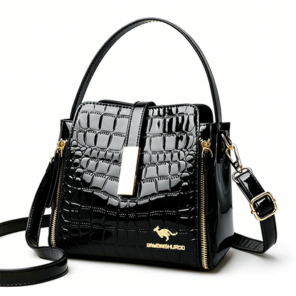 ⏰ 50% RABATT: Glossy Krokodil-Handtasche! Eleganter Look, perfekt für jeden Anlass. Jetzt zuschlagen!