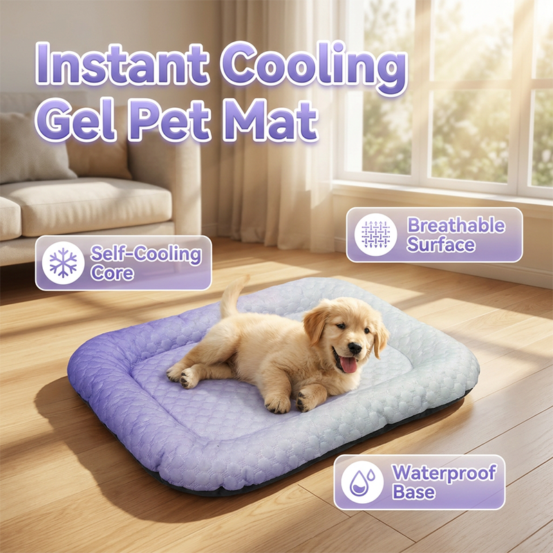 50% Off – Cooling Gel Mat for Pets | Self-Cooling Pad for Dogs & Cats
