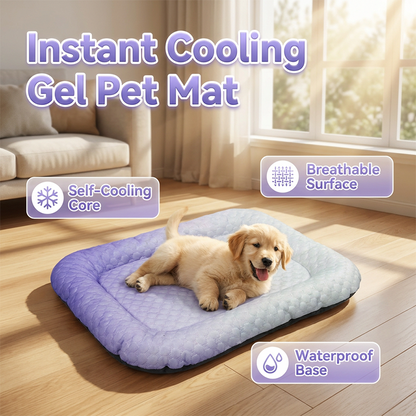 50% Off – Cooling Gel Mat for Pets | Self-Cooling Pad for Dogs & Cats