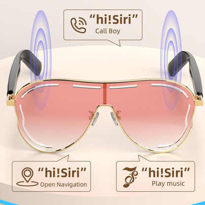 50% Off | Smart Bluetooth Translation Glasses – Real-Time Translation, Calls & Music