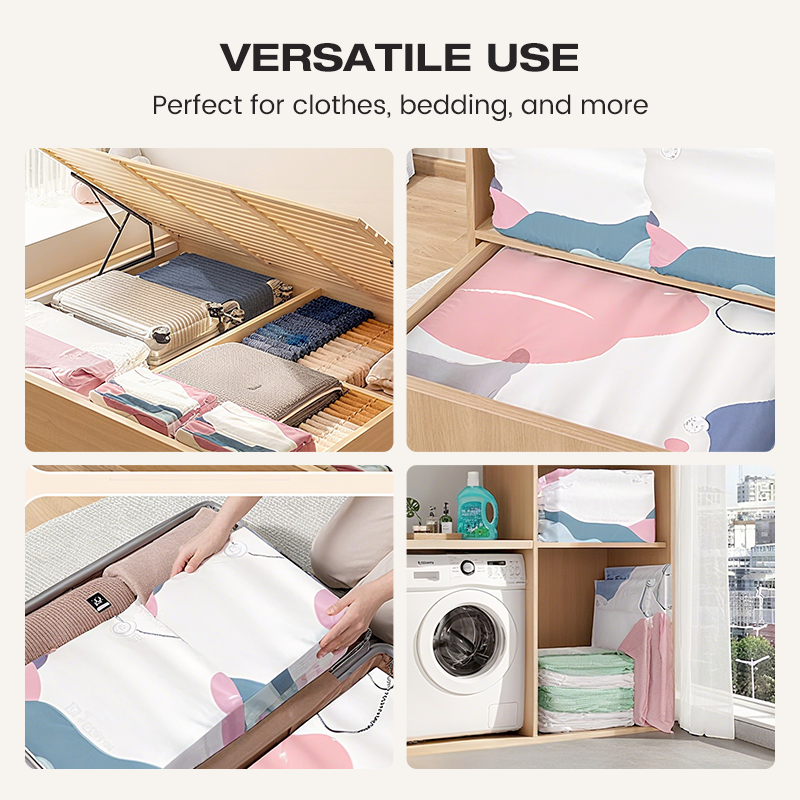 🧳 50% Off | No-Pump Vacuum Storage Bags – Just Press to Save 80% Space! 💨
