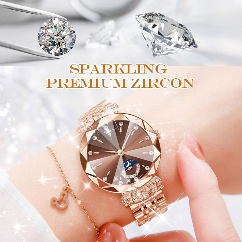 🌙✨ Fashionable Star & Moon Watch for Women ✨💎