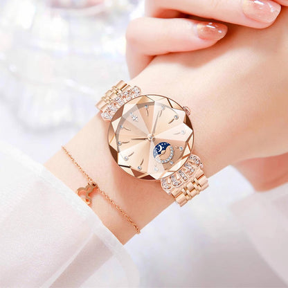 🌙✨ Fashionable Star & Moon Watch for Women ✨💎