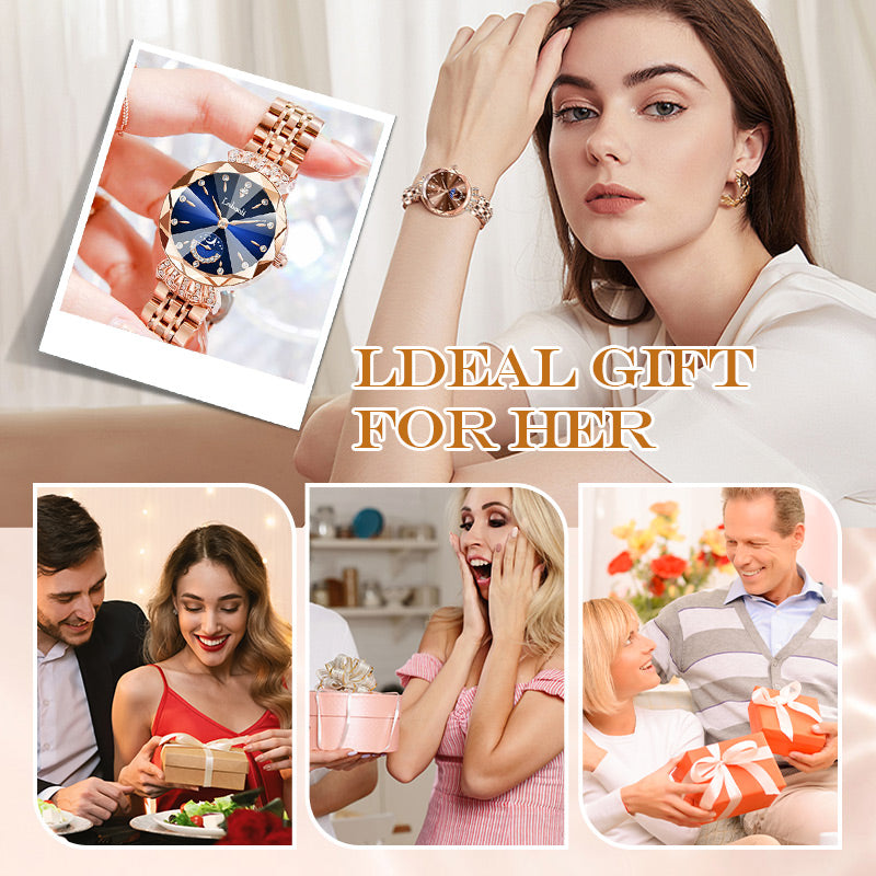 🌙✨ Fashionable Star & Moon Watch for Women ✨💎