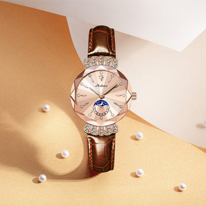 🌙✨ Fashionable Star & Moon Watch for Women ✨💎