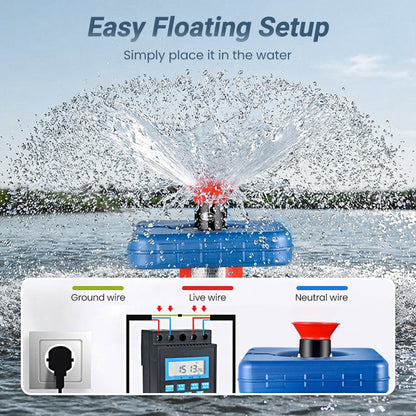 🐟 2-in-1 Pond Aerator & Pump 💧