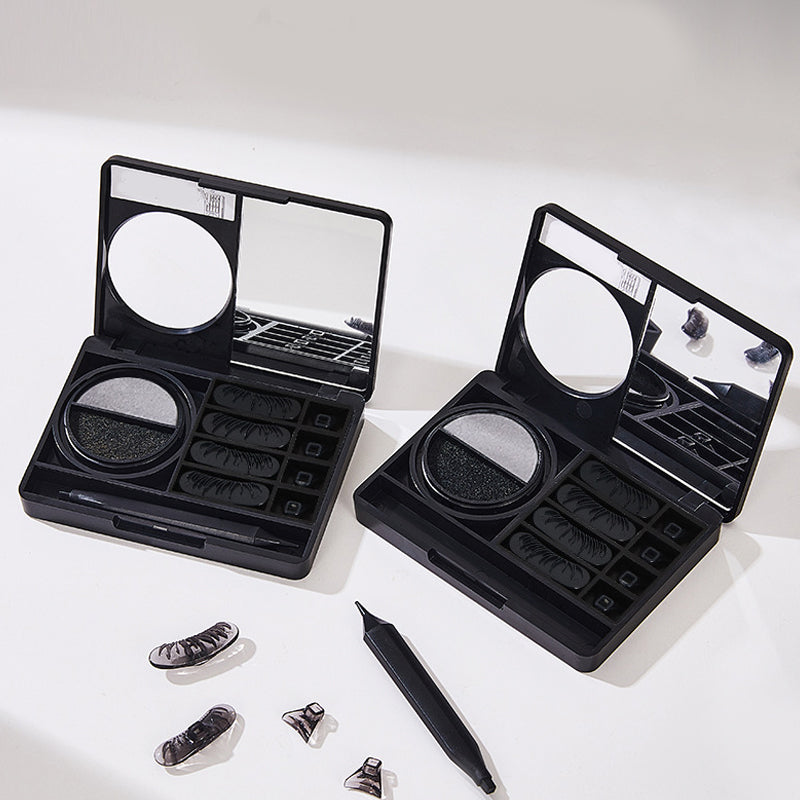 🏆 Last Day Special Price £9.77 ! 🔥Buy 2 Get 1 Free🎁3-in-1 Eye Makeup Stamp Box
