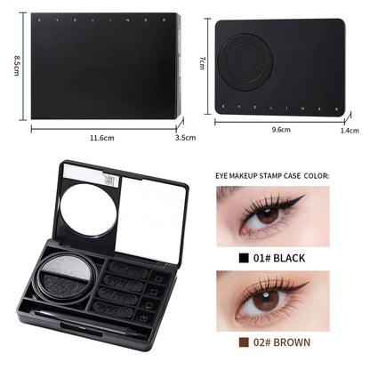 🏆 Last Day Special Price £9.77 ! 🔥Buy 2 Get 1 Free🎁3-in-1 Eye Makeup Stamp Box