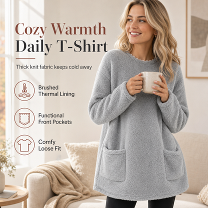 💖This week's Hot Sales - Only ￡15.99✨Women's Warm Crew Neck Long Sleeve Top