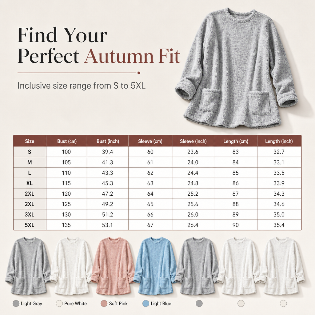 💖This week's Hot Sales - Only ￡15.99✨Women's Warm Crew Neck Long Sleeve Top