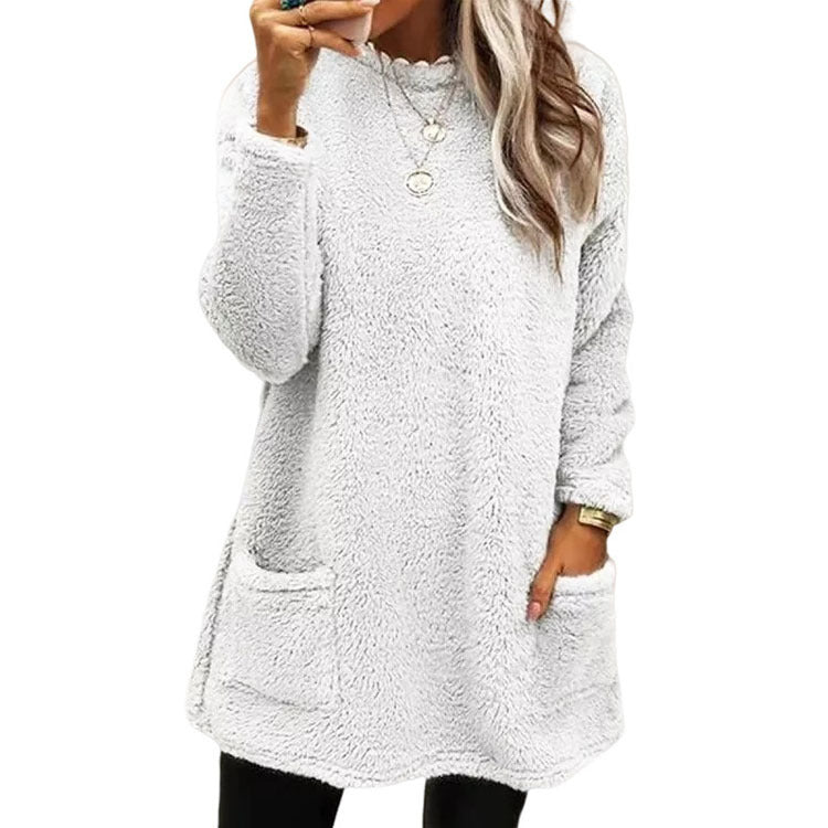 💖This week's Hot Sales - Only ￡15.99✨Women's Warm Crew Neck Long Sleeve Top