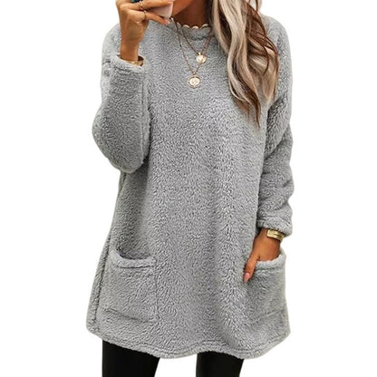 💖This week's Hot Sales - Only ￡15.99✨Women's Warm Crew Neck Long Sleeve Top